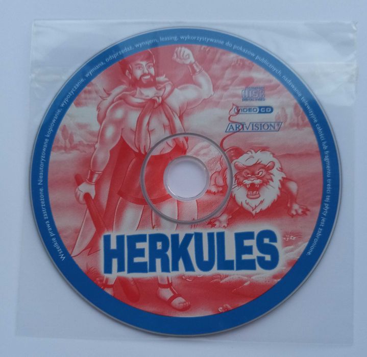 Herkules bajka film animowany dla dzieci CD mitologia