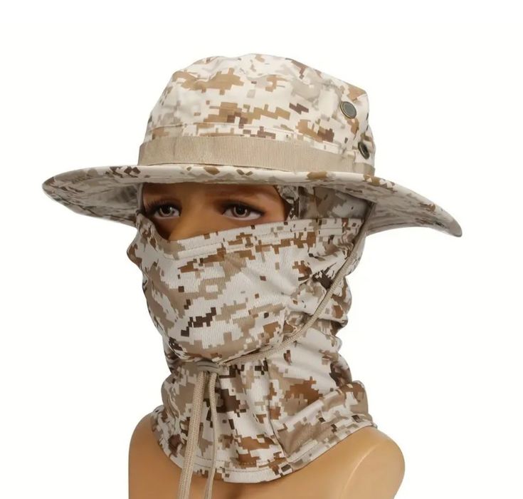 Камуфляжний комплект з панама балаклава і окулярами