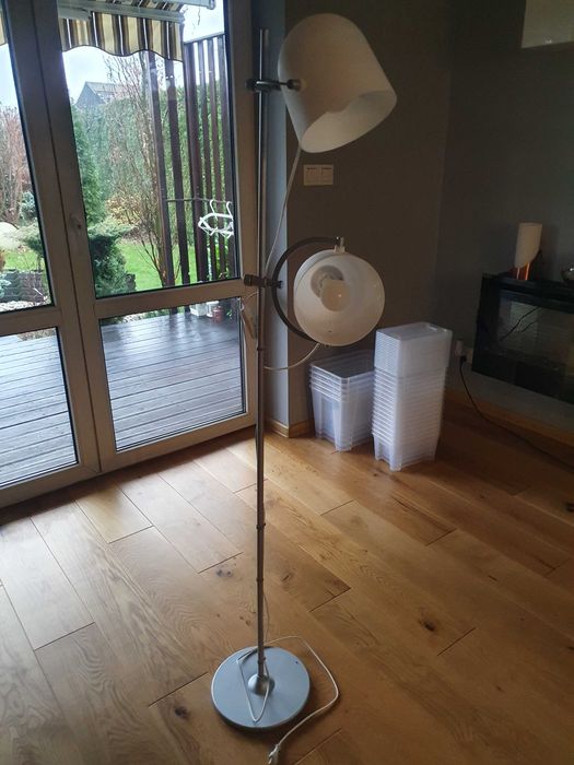 Lampa Ikea Svirvel 2Klosze Biały