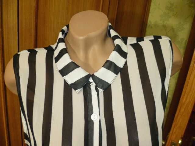 Летний халат - туника Divided свободная в полоску для беременных