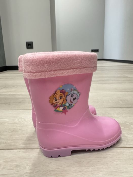 Резинові гумові чоботи 25р з флісовим носочком