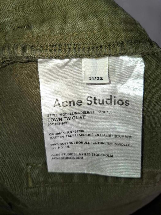 ACNE STUDIOS Town Twilight Jeans Spodnie Męskie 31/32 Oryginał Bawełna