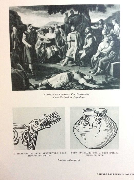 O mundo dos Deuses... Estampa do ano 195? Ver descrição da imagem/s