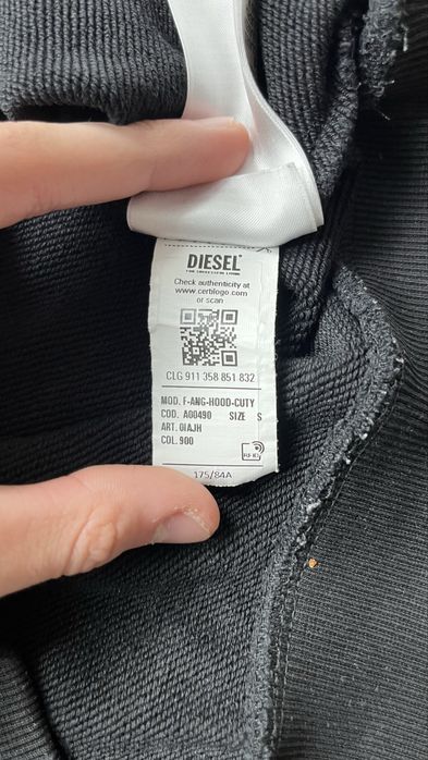 Diesel hoodie s size