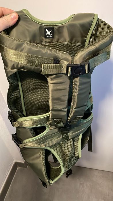 Mochila frontal para cão/gato XL, respirável impermeável ajustável