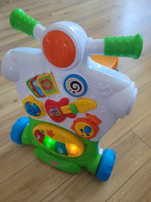 Muzyczny chodzik pchacz 3w1 Smiki