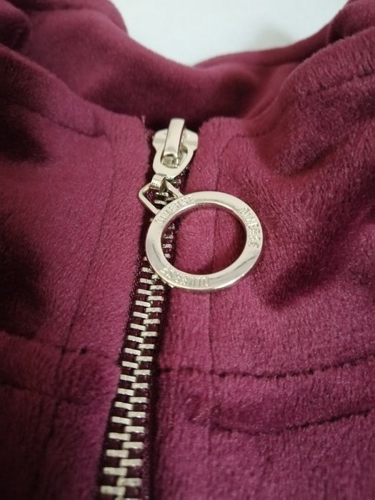 Welurowa bluza Diverse bez kaptura