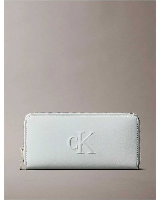 Новый кошелек calvin klein (ck sculpted impresion zip wallet)с америки