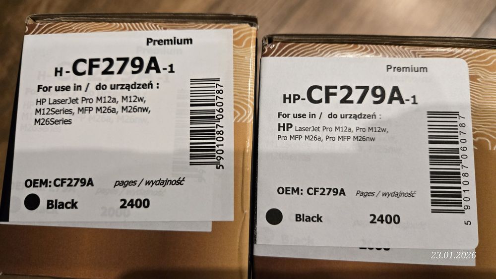 2 tonery CF 279A HP LaserJet