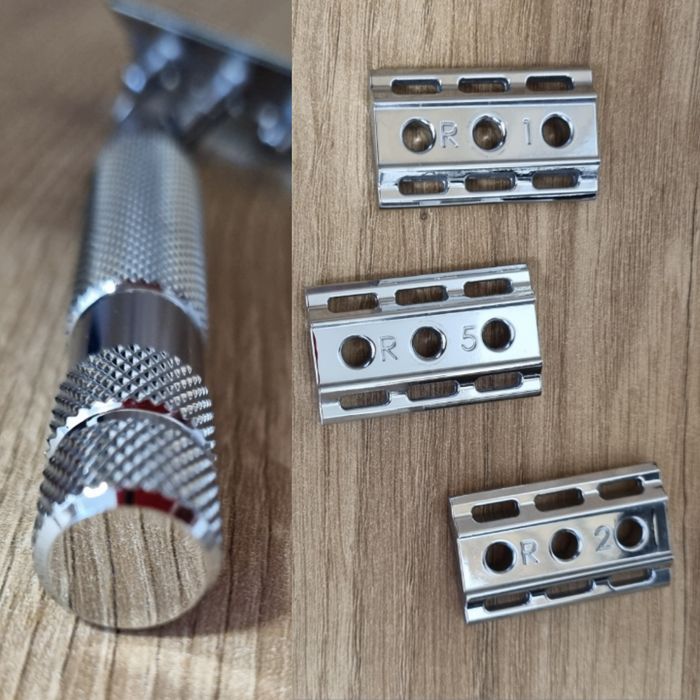 Бритва Rockwell 6C White Chrome + леза