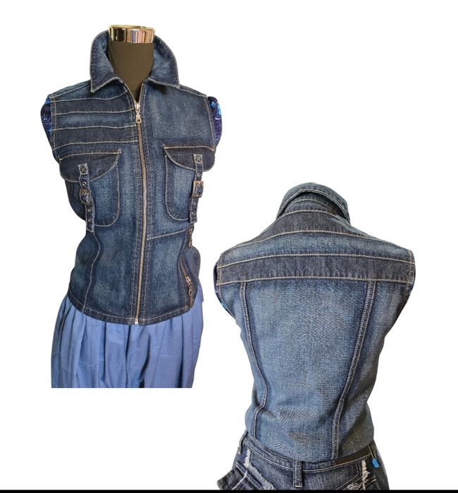 Belíssimo conjunto Jeans Mulher Coração. Medidas nas fotos