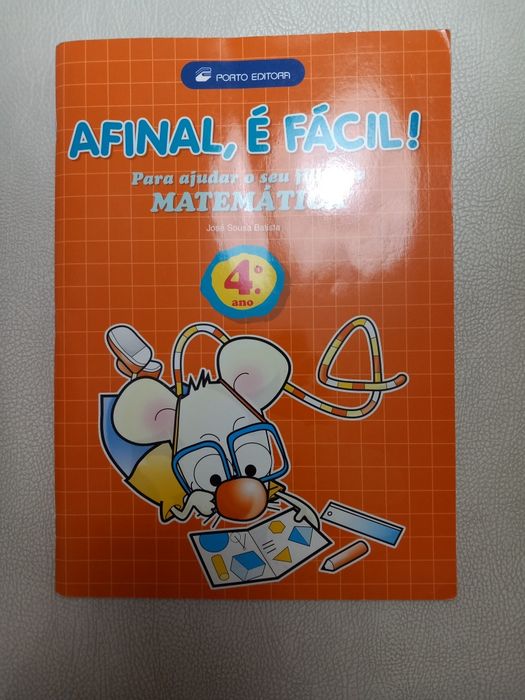Livro, Afinal é fácil, matemática 4°ano