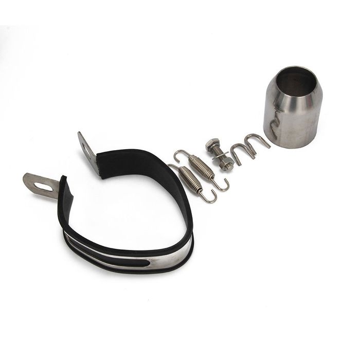 Універсальний прямоточний глушник до мотоциклу Akrapovic 31 37 47 см