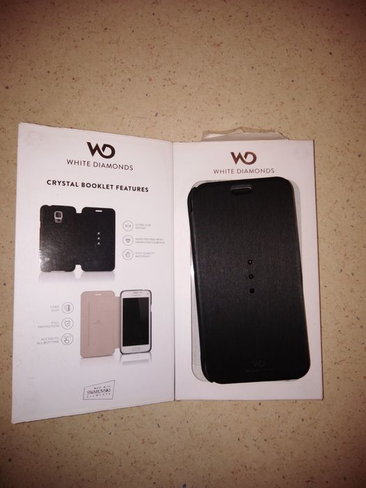 Etui Samsung S5 mini z kamieniami Swarovski