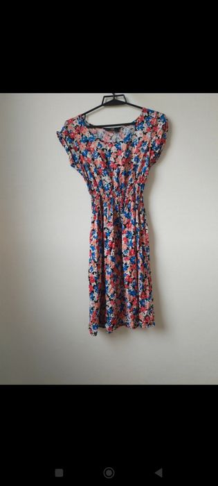 Sukienka damska w kwiaty 100% viscosa