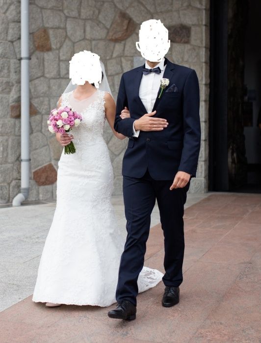 Garnitur ślub Pako Lorente + koszula Giacomo Conti