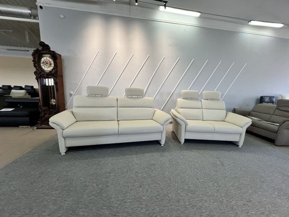 Нові два дивани шкіряні трійка двійка нерозкладні