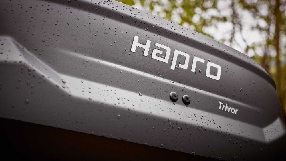 Bagażnik Hapro Trivor 440 Box dachowy czarny matowy