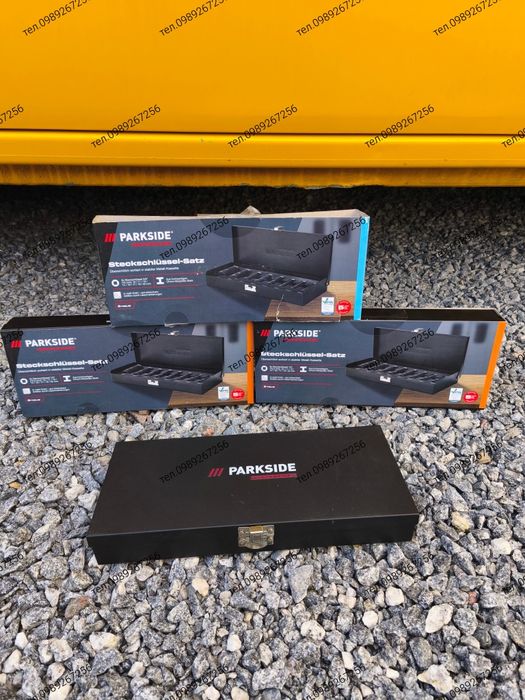 Набір торцевих ударних ключів Parkside PSNP 8 В2 / Головки ½″ 8 од.