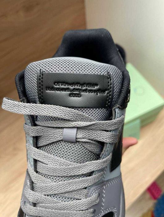 Кросівки Off-White / Out Of Office / оф вайт white/black