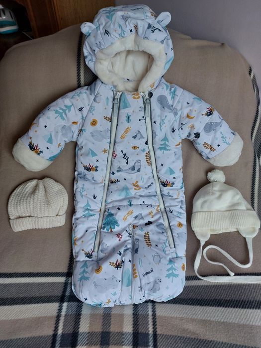 Комбінезон конверт Do rechi зимовий теплий і шапочка  mag baby
