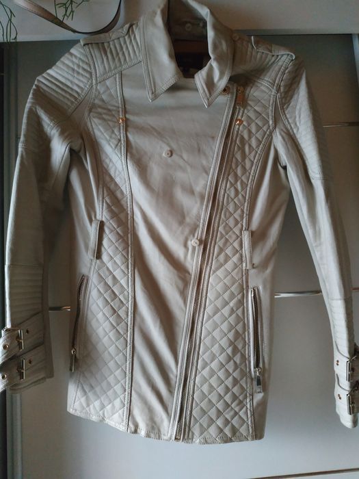 Skórzana kurtka jesienna