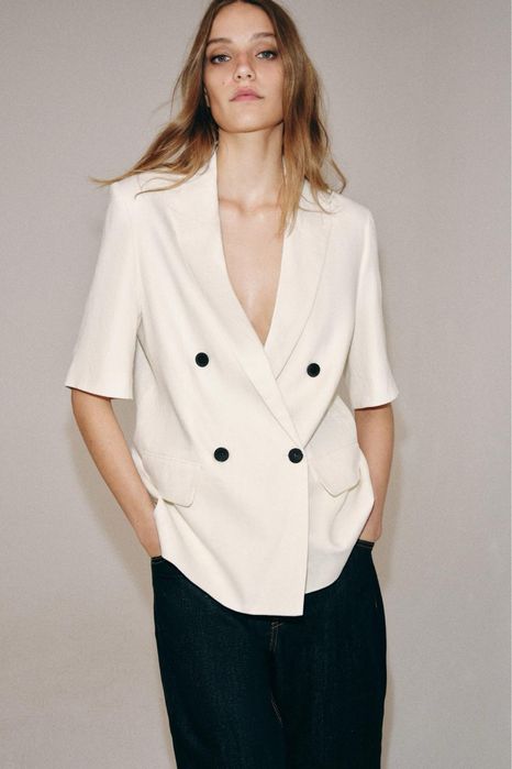 Піджак льон Zara розмір S