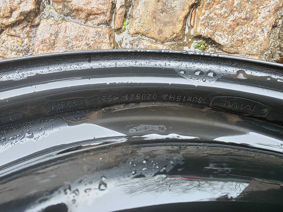 Oryginalne felgi stalowe z czujnikami NISSAN MICRA 15" 4x100 ET 50