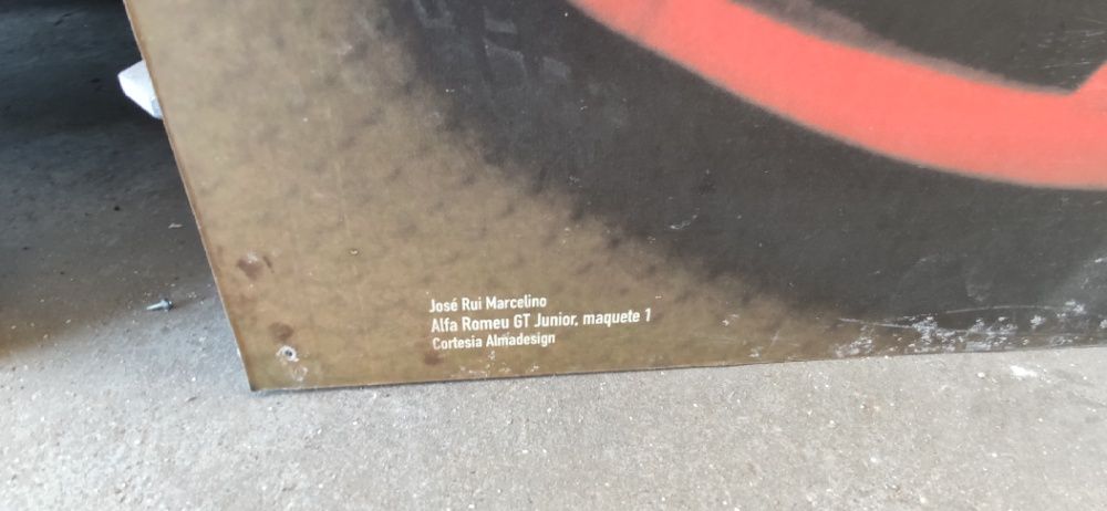 Placa Publicitária Alfa Romeo GT Junior Maquete 1