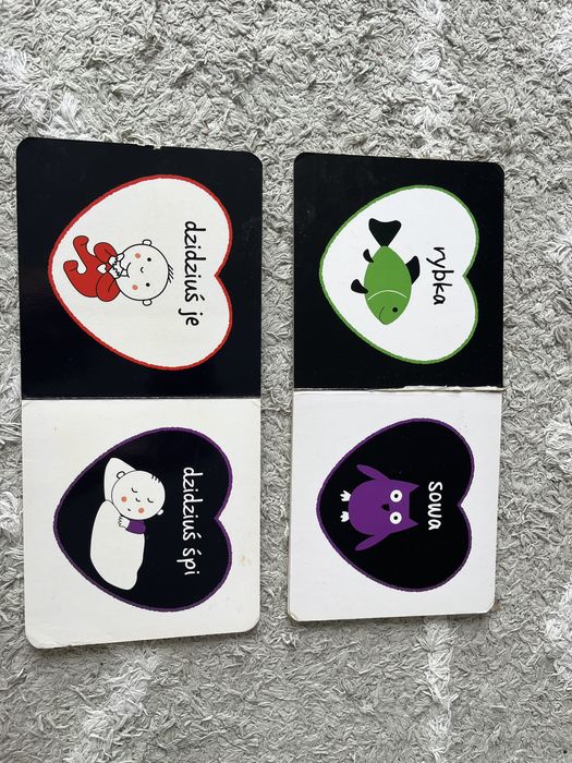 Książeczki kontrastowe 6+