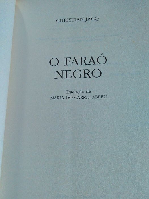 O Faraó Negro por Christian Jacq (1998)