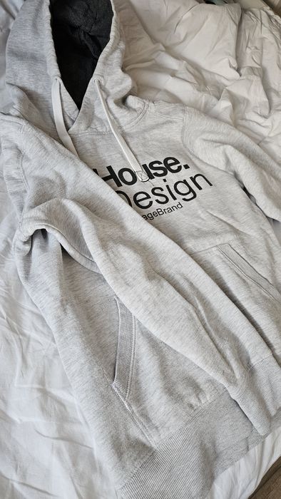 Bluza House szara z kapturem M