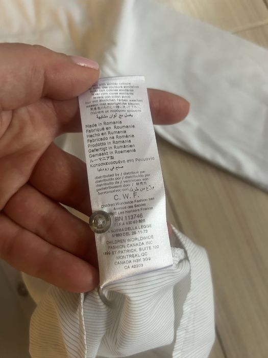 Koszula w cienkie paski 140 Hugo Boss