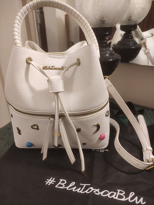 Carteira Mala Tosca Blu Branca Como Nova