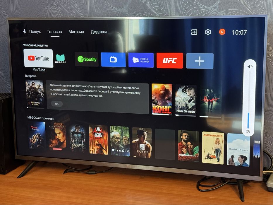 Телевізор смарт 43" Xiaomi Mi TV UHD 4S