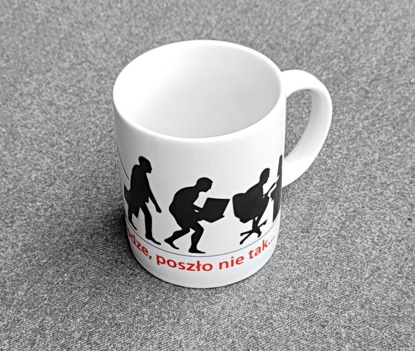 Kubek prezent dla informatyka Nowy Kukartka