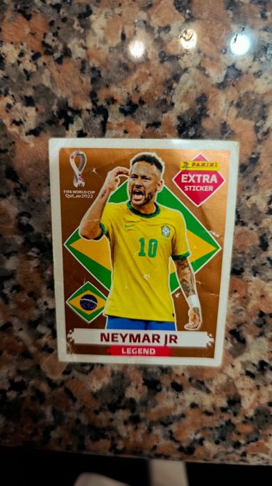 Neymar Jr Legend extra sticker 2022