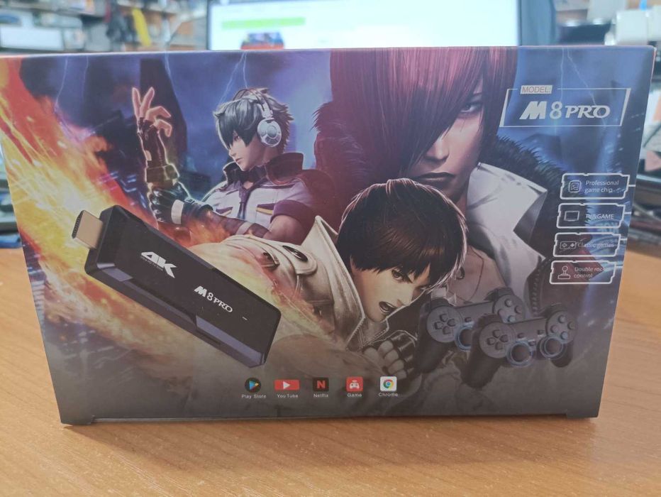 Новая игровая консольM8PRO HD 4K 10000, +64 GB