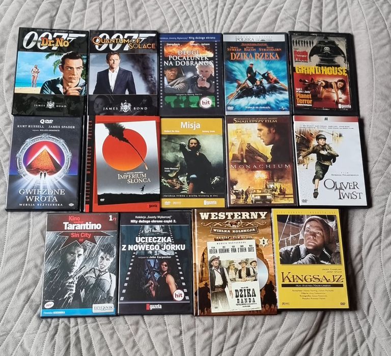 Filmy DVD zestaw do wyboru