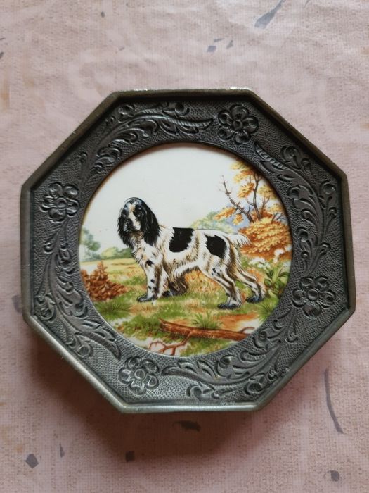 Quadros Vintage em Zinco M Schwyzer Luzern Zinn Etain 95%