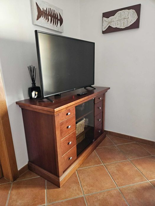 Móvel TV (madeira cor cerejeira)