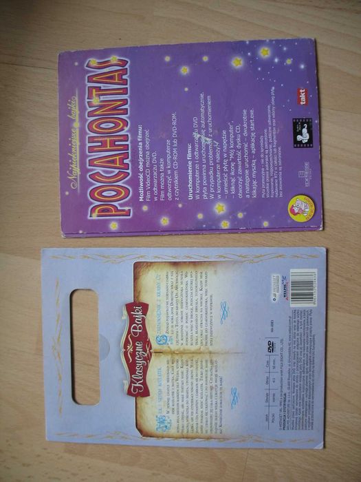 Bajka dla dzieci 3 x DVD Mała Syrenka Przygody Sindbada Żeglarza