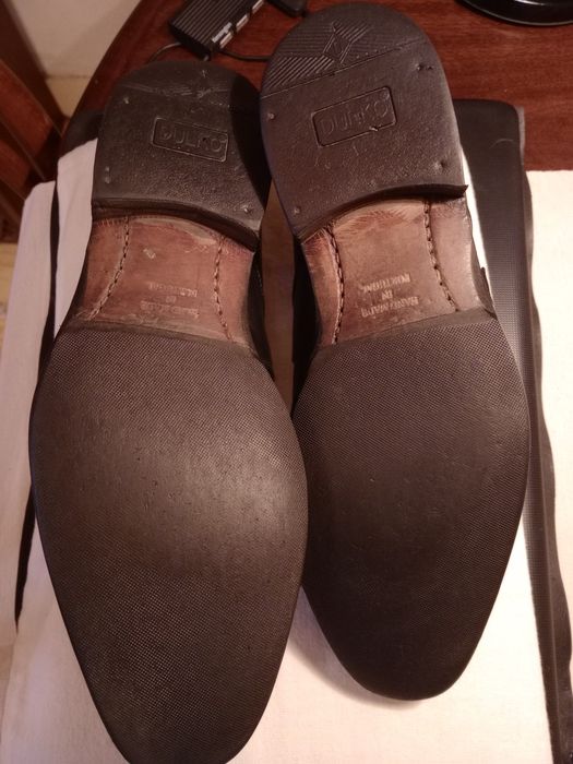 Sapatos Armando Silva pretos de fivela n41 1/2