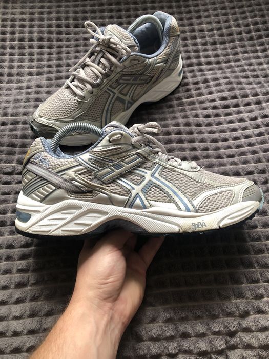ASICS VINTAGE (40.5) 26см Gel Silver/Blue женские кроссовки летние ори