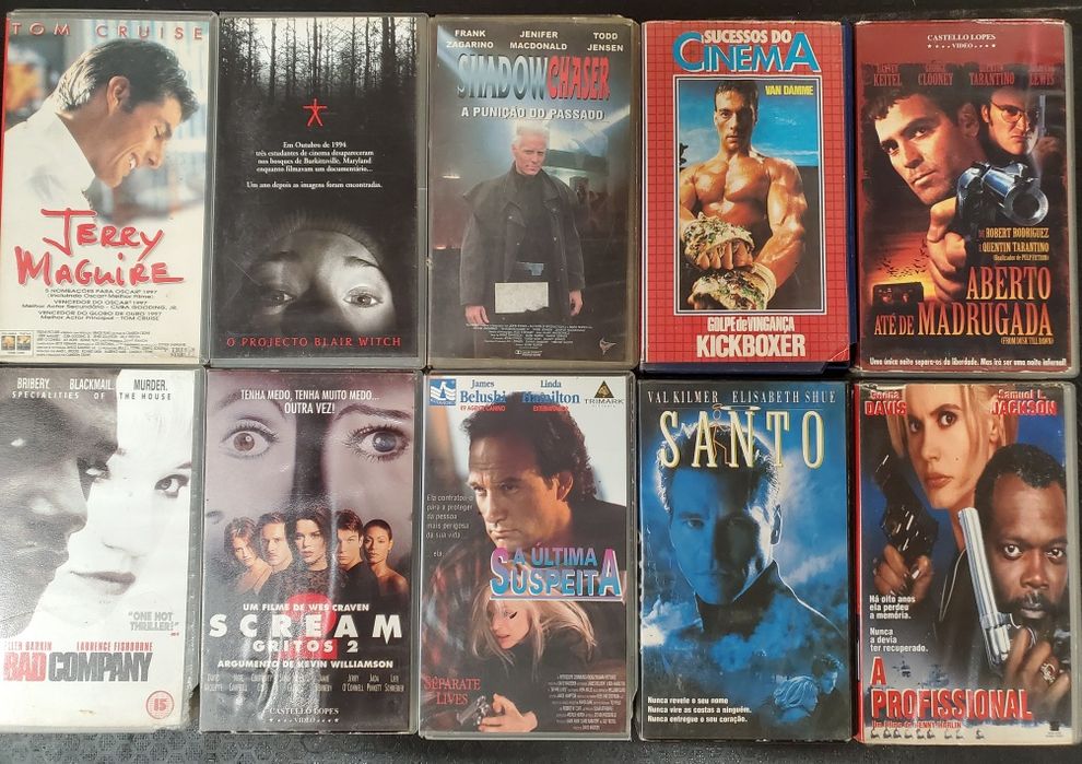 Cassetes filmes VHS