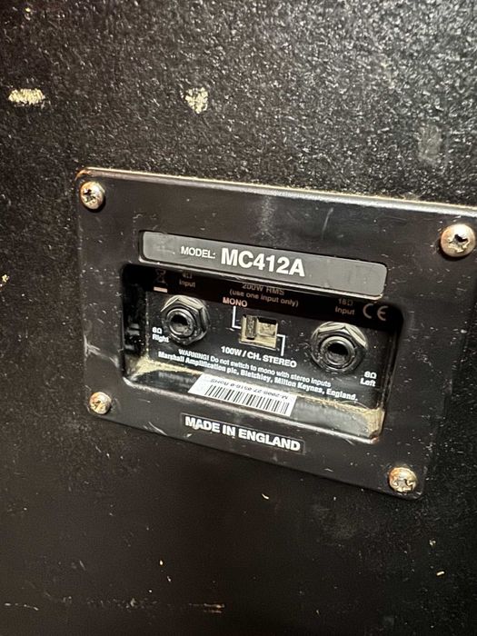 Marshall MC412A 4x12 Kolumna gitarowa