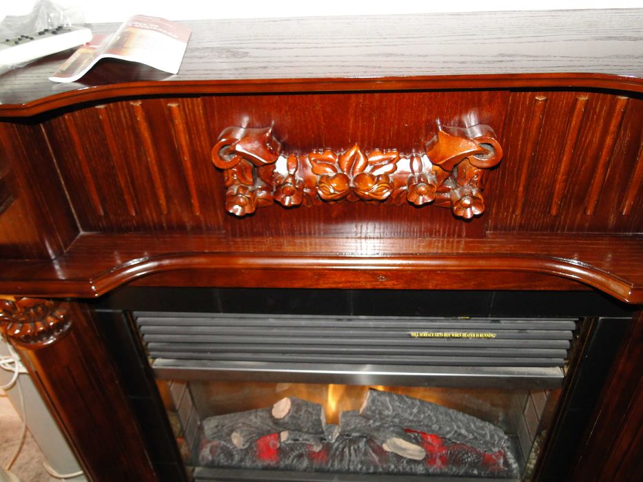 Aquecedor imitando uma lareira - Produz calor ou simplesmente faz o