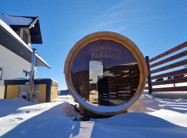 Sauna ogrodowa, beczka, bania, szkieletowa --od producenta--