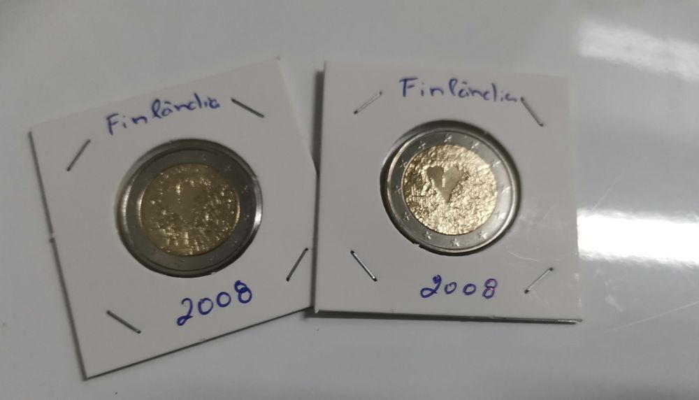 Finlândia 2008 - Moeda comemorativa de 2€ - Direitos humanos