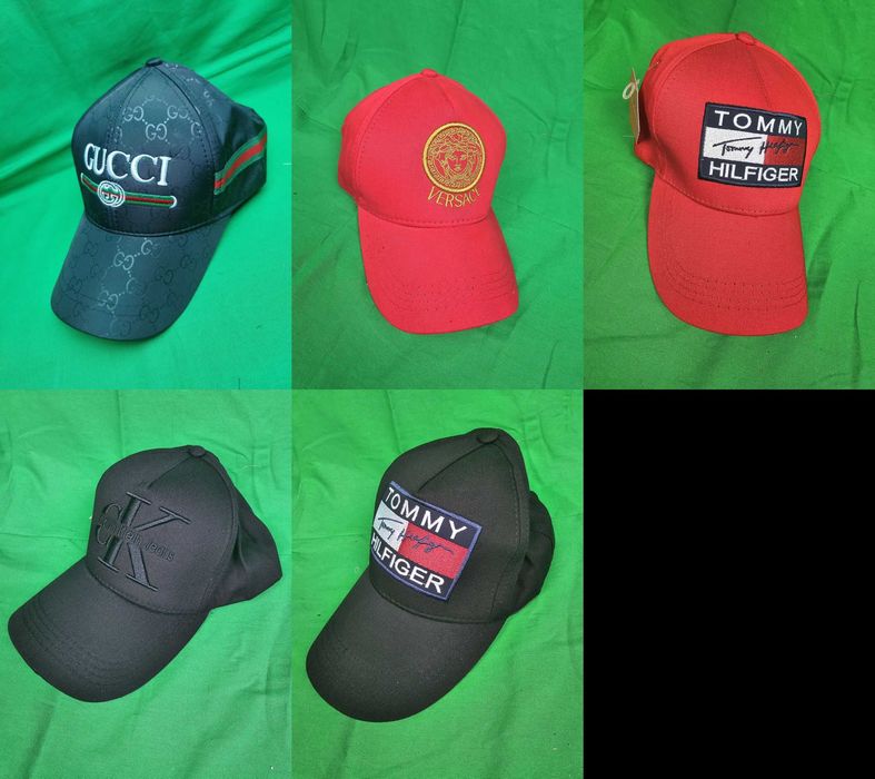 Czapki z daszkiem Versace Tommy CK Gucci Bejsbolówki Premium Czapka